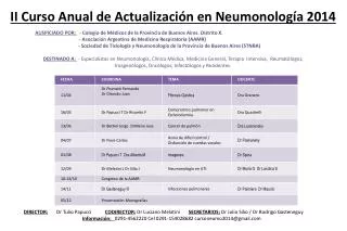 ii curso anual de a ctualizaci n en neumonolog a 2014