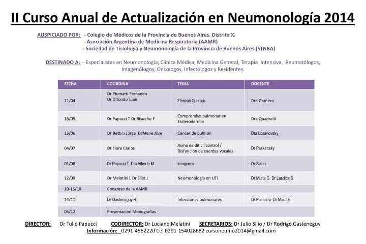 ii curso anual de a ctualizaci n en neumonolog a 2014