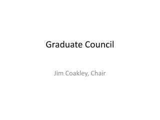 Graduate Council