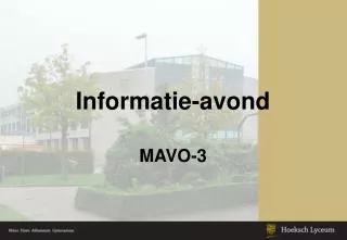 informatie avond