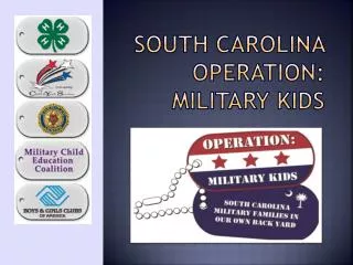South Carolina Operation: Military Kids