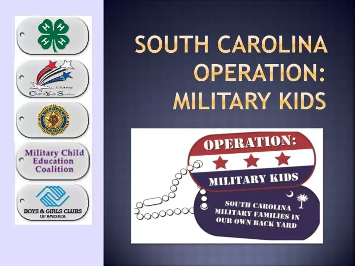 south carolina operation military kids