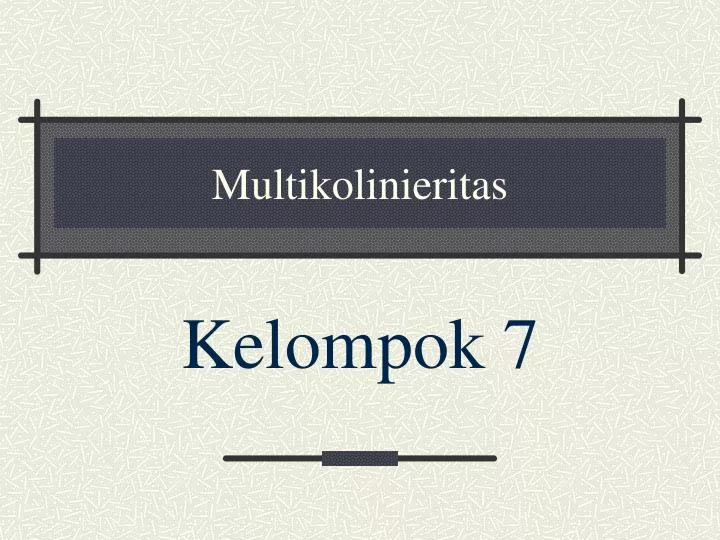 multikolinieritas