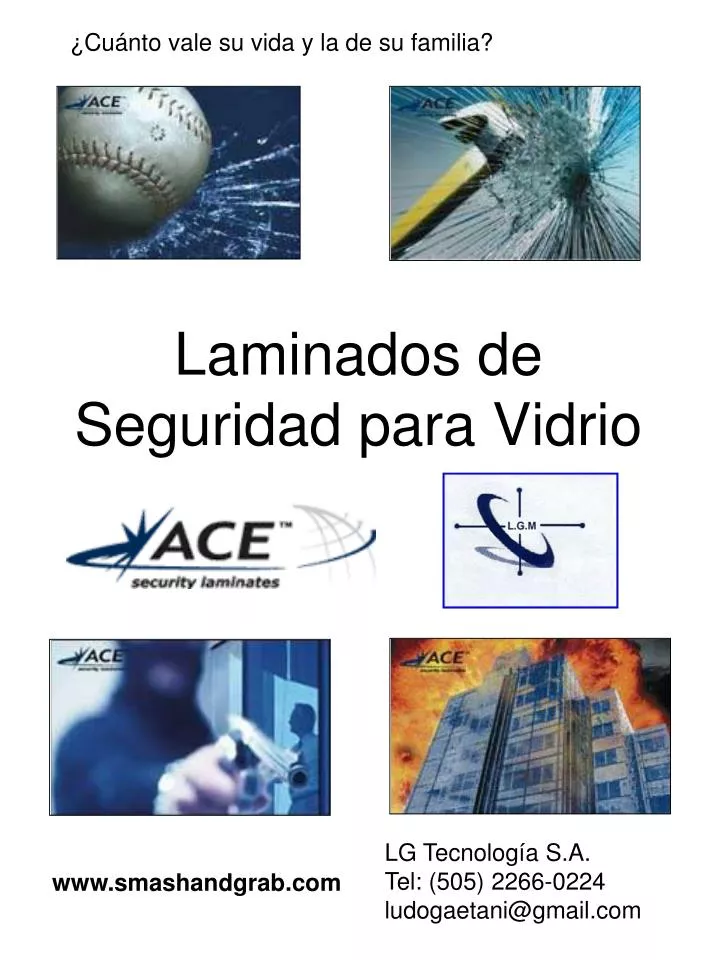 laminados de seguridad para vidrio