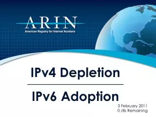 IPv4 Depletion IPv6 Adoption