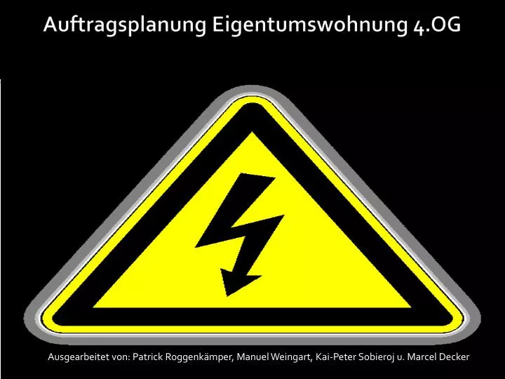 auftragsplanung eigentumswohnung 4 og