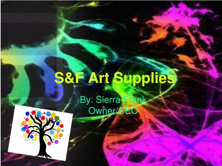 s f art supplies