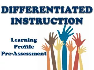 Differentiated Instruction