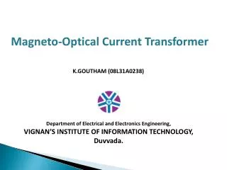 Magneto-Optical Current Transformer