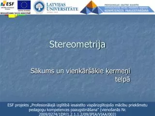 stereometrija