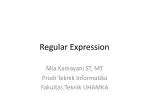 Regular Expression - slide 1