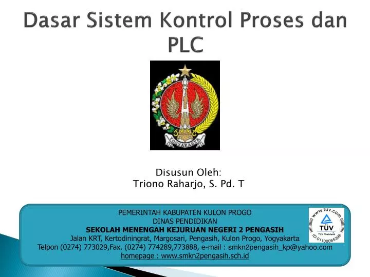 dasar sistem kontrol proses dan plc