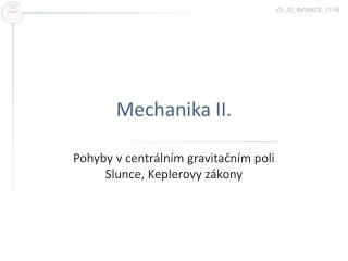 mechanika i i