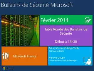 bulletins de s curit microsoft