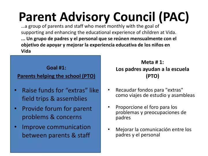 parent advisory council pac