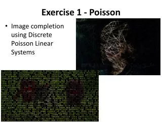 Exercise 1 - Poisson