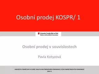 osobn prodej kospr 1