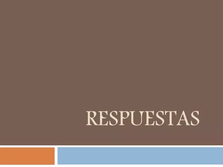 respuestas