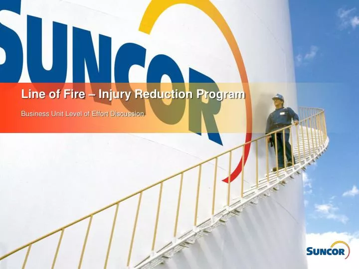 line of fire injury reduction program