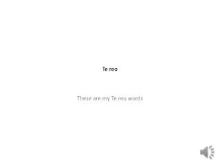te reo