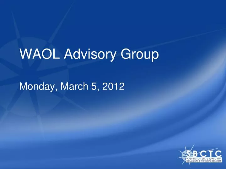 waol advisory group