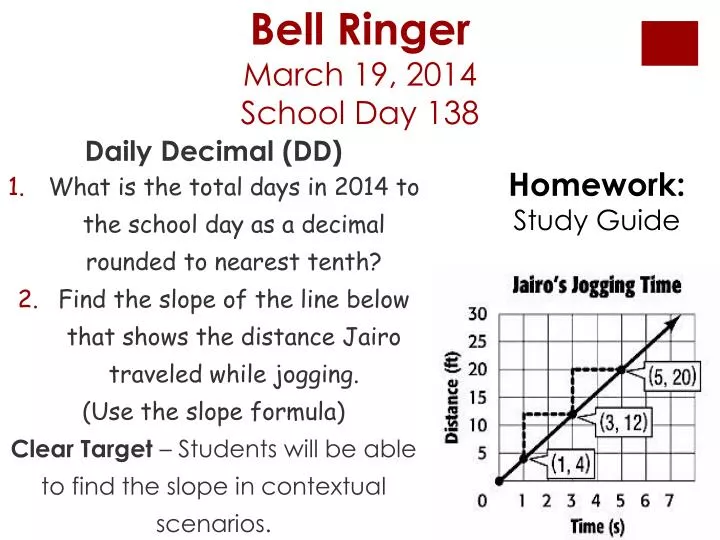 bell ringer march 19 2014 school day 138