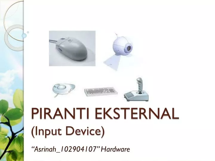 piranti eksternal input device
