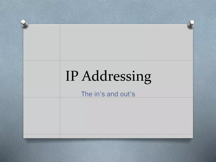 ip addressing