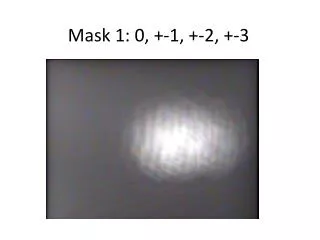 Mask 1: 0, +-1, +-2, +-3