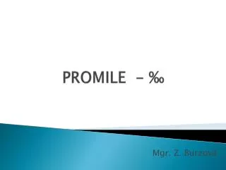 promile