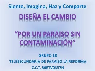 siente imagina haz y comparte