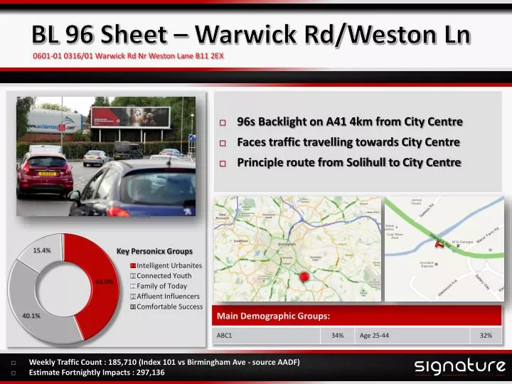 bl 96 sheet warwick rd weston ln