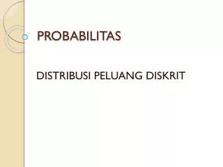probabilitas