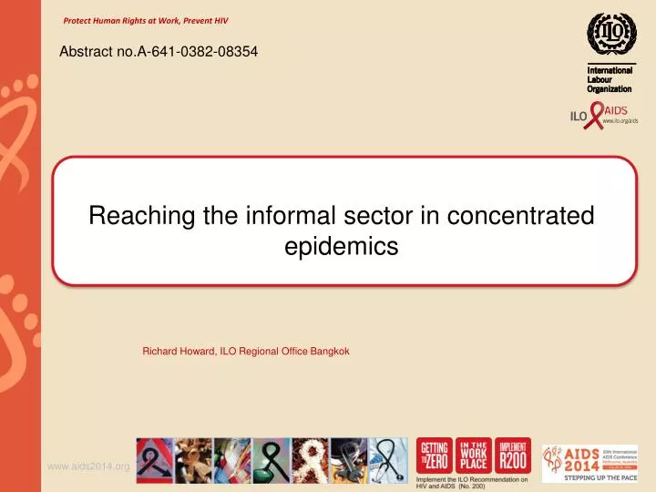 reaching the informal sector in concentrated epidemics