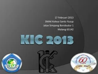 17 februari 2013 smak kolese santo yusup jalan simpang borobudur 1 malang 65142