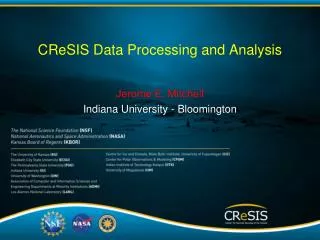 CReSIS Data Processing and Analysis