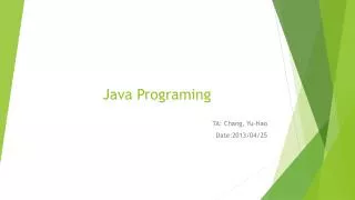 Java Programing