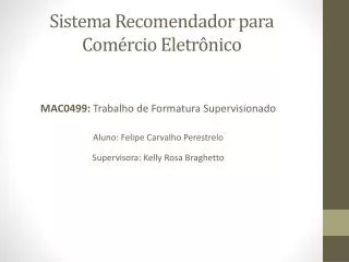 sistema recomendador para com rcio eletr nico