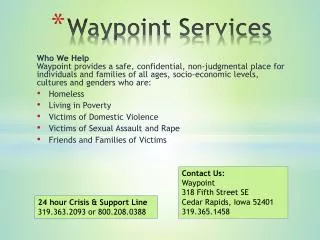 Waypoint Services