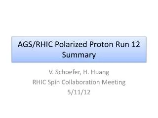 AGS/RHIC Polarized Proton Run 12 Summary