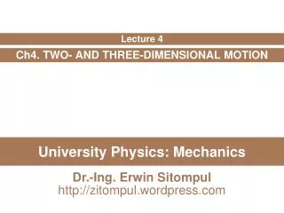 University Physics: Mechanics