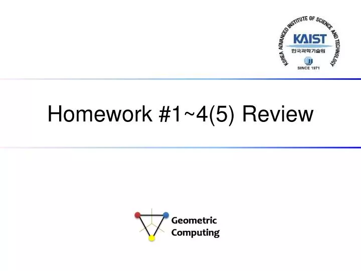 homework 1 4 5 review