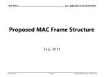 Optimized MAC Frame for IoT Communication - slide 1