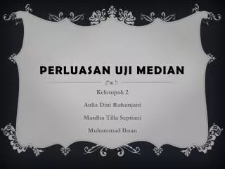 perluasan uji median