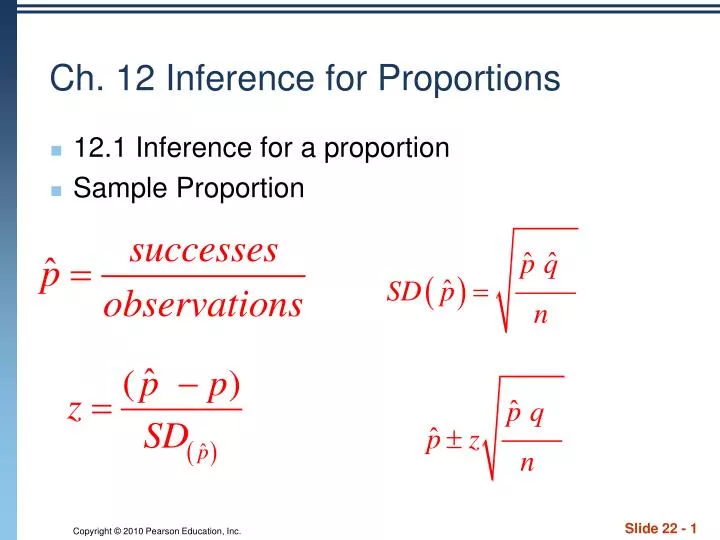 ch 12 inference for proportions