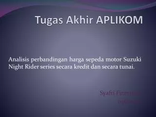 tugas akhir aplikom
