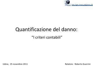 quantificazione del danno