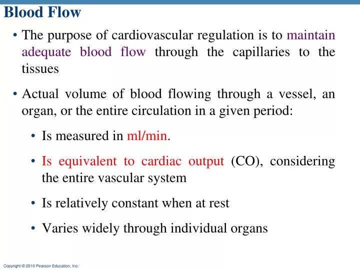 blood flow