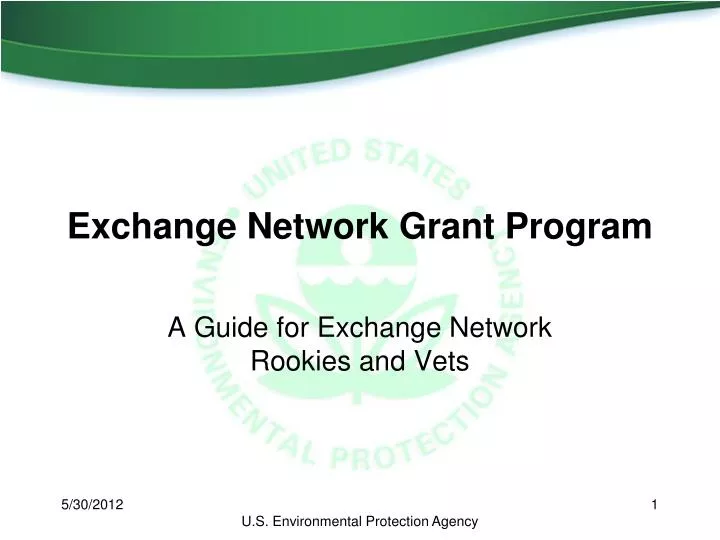 exchange network grant program