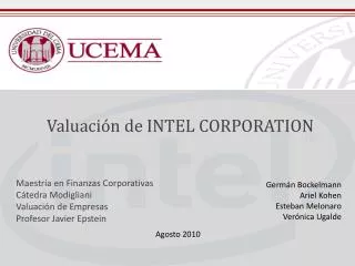 valuaci n de intel corporation